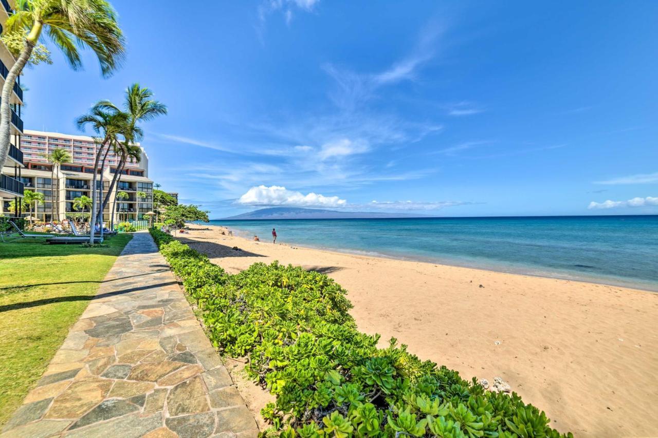 Cute Beachfront Condo With Lanai And Resort Pools Kahana Eksteriør bilde